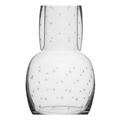 Image showing the Stars Carafe and glass, 1.3l, crystal product.