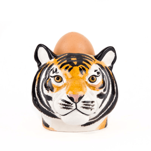 Image showing the Tiger Egg Cup, H7.5cm, Orange product.