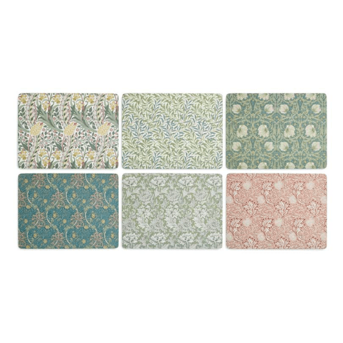 Image showing the Morris & Co Set of 6 Placemats, 30.5 x 23cm, Multi product.
