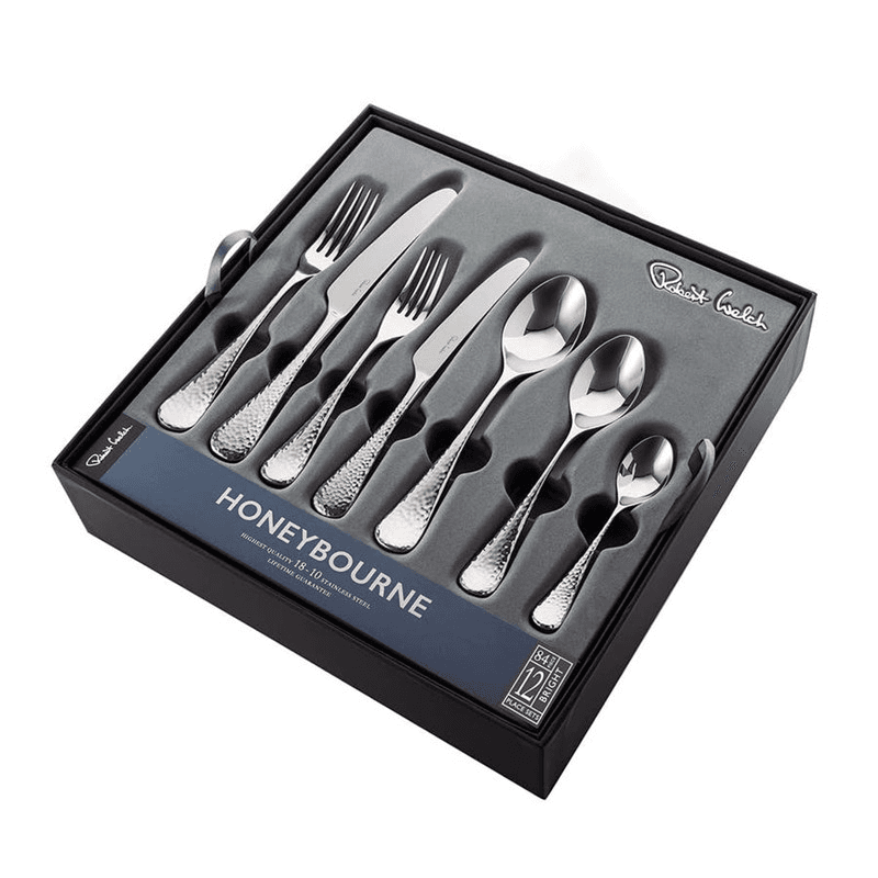 Honeybourne Bright 84 piece cutlery set, Stainless Steel