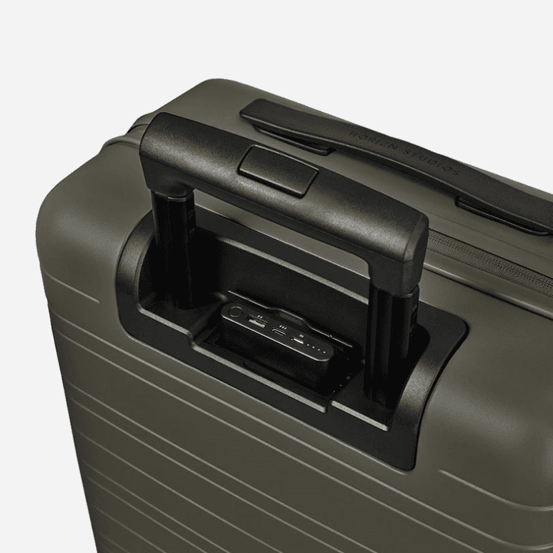 H6 Smart Suitcase, H64 x W24 x L46cm, Dark Olive