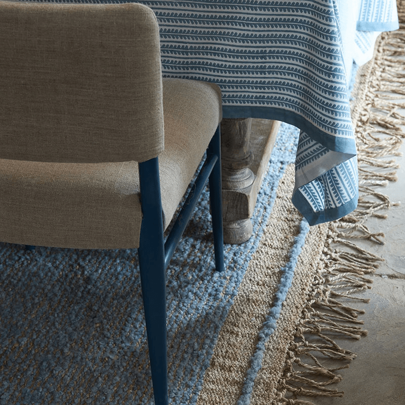 Bel Tablecloth, 250 x 170cm, Blue