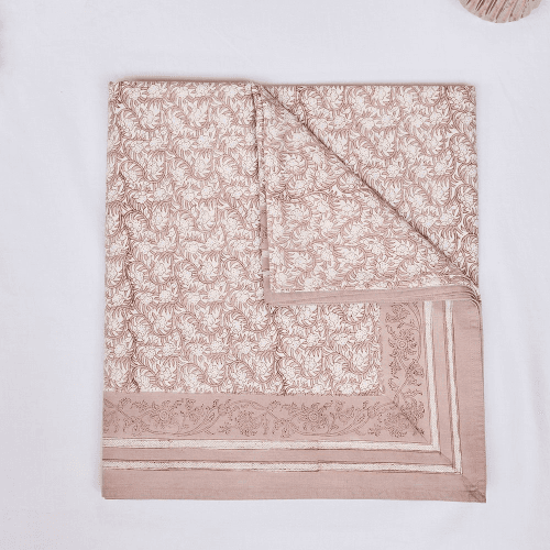 Image showing the Pink Rosebud Tablecloth Large product.