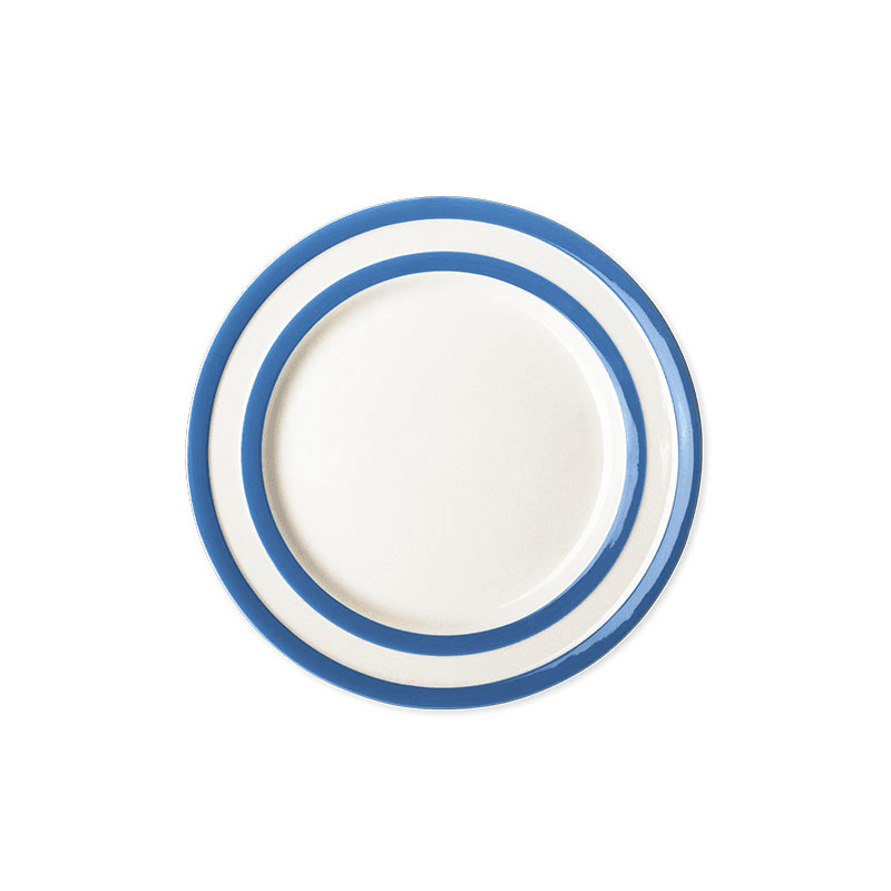 Set of 4 Breakfast Plates, D22.5cm, Blue