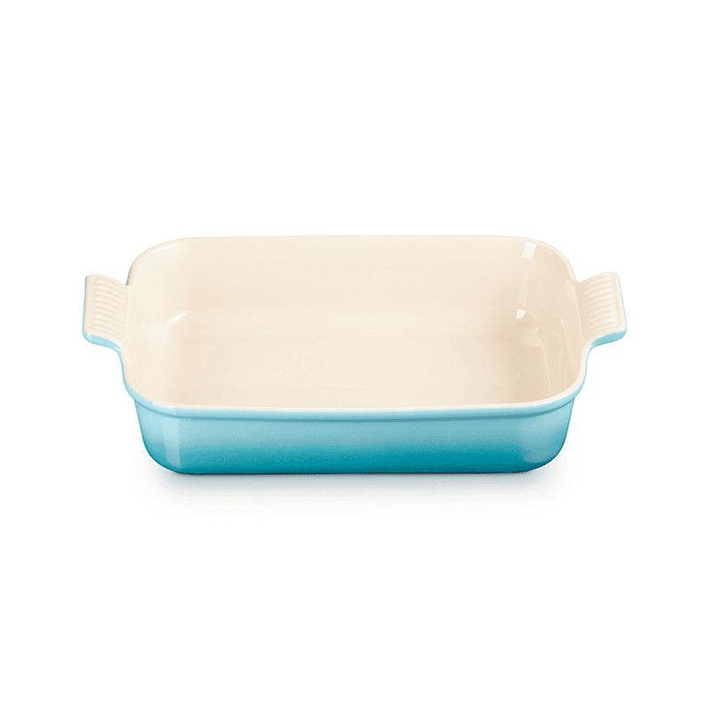 Stoneware Rectangular dish, 32 x 28cm - 3.85 litre, Teal