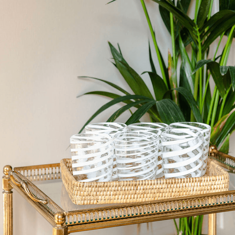 Rattan Tray, 30 x 20cm, Natural