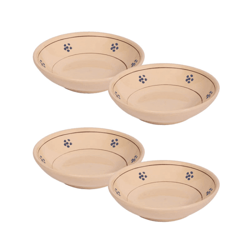 Image showing the Fiore Set of 4 Pasta Bowls, D20cm, Cream product.