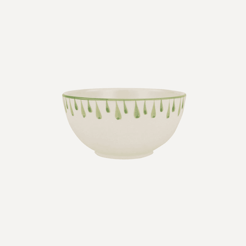 Elouise Set of 6  Cereal Bowls, D15 x H7.5cm, Green