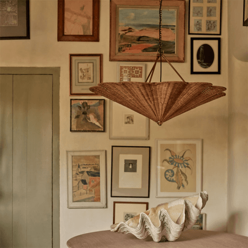 Image showing the Athena Chandelier, Brown product.