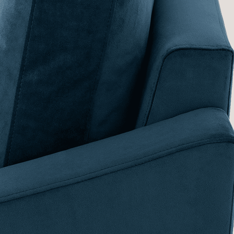 Model 07 Velvet 2 Seater Sofa, Teal