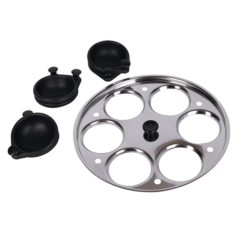 Clearview Egg poacher with 6 compartments, 28cm, stainless steel