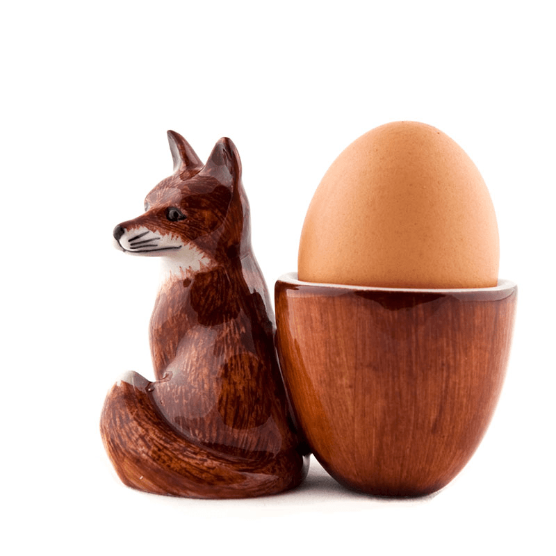 Fox Egg Cup, H8cm, Orange