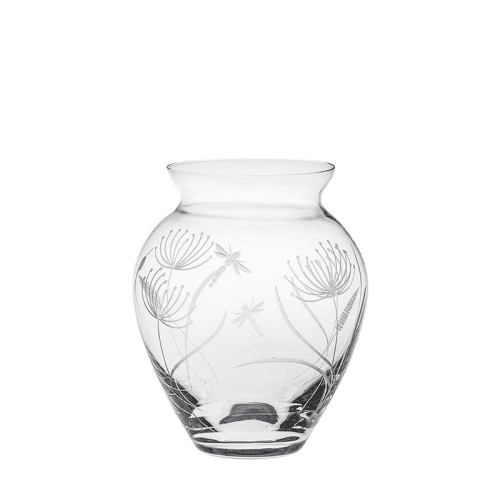 Image showing the Dragonfly Large Posy Vase, H18cm, Clear product.