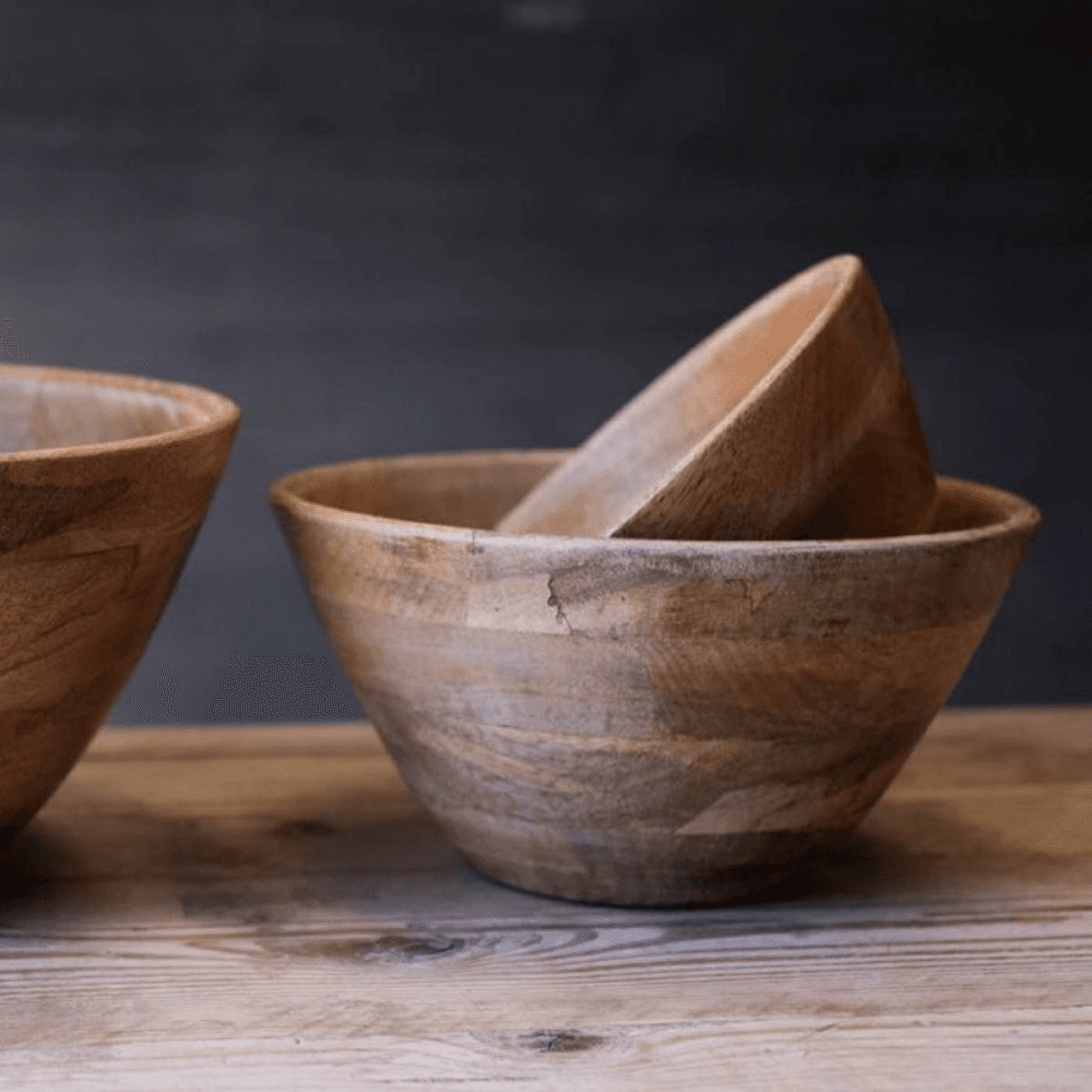 Indus Bowl, D28cm, Mango Wood