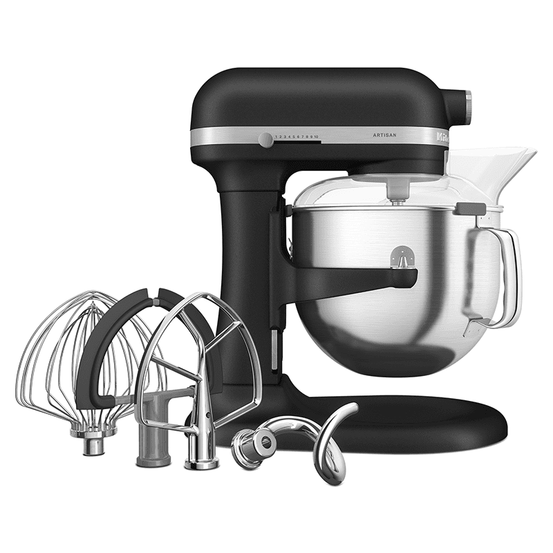 Bowl Lift Mixer, 6.6L, Cast Iron Black
