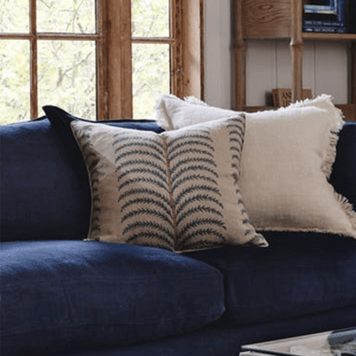 Image showing the Areca Cushion Cover, 56 x 56cm, Seafoam product.