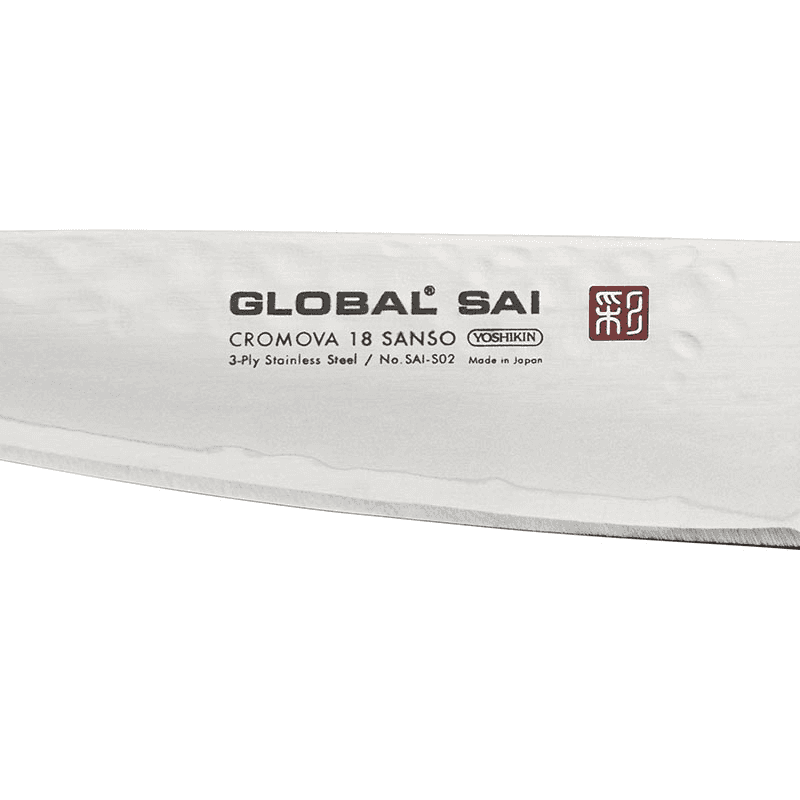 Sai Paring Knife, 10cm, Silver