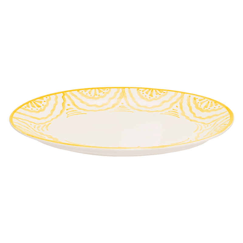 Ondas Serving Platter, L36 x W26.5cm, Yellow