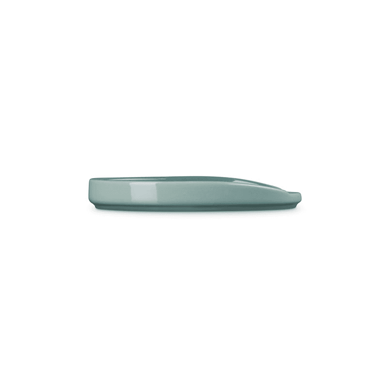 Stoneware Oval Spoon Rest, 16cm, Sea Salt
