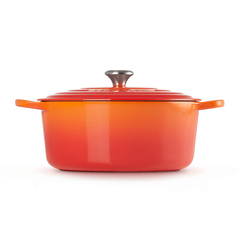 Cast Iron Round Casserole, 30cm, Volcanic