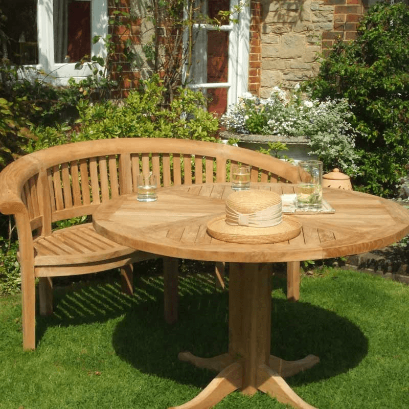 Daisy Round Table, D120cm, Teak