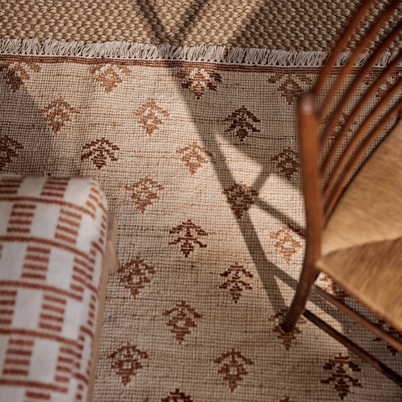 Rona Rug, 170 x 240cm, Burnt Sienna