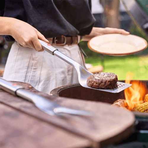 Image showing the GrillOut 2 Piece BBQ Set, Stainless Steel product.