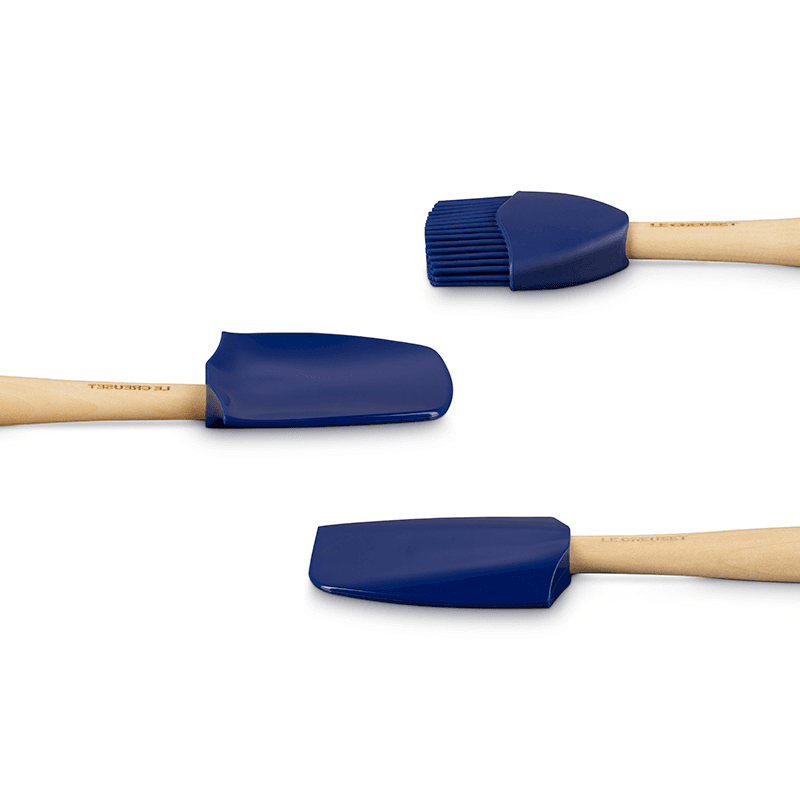 Silicone Utensil Tools, Set of 3, Azure