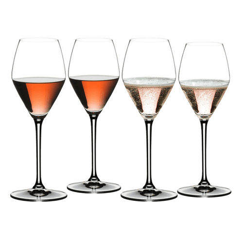 Image showing the Mixing Set of 4 Rose Glasses, 322ml, Clear product.