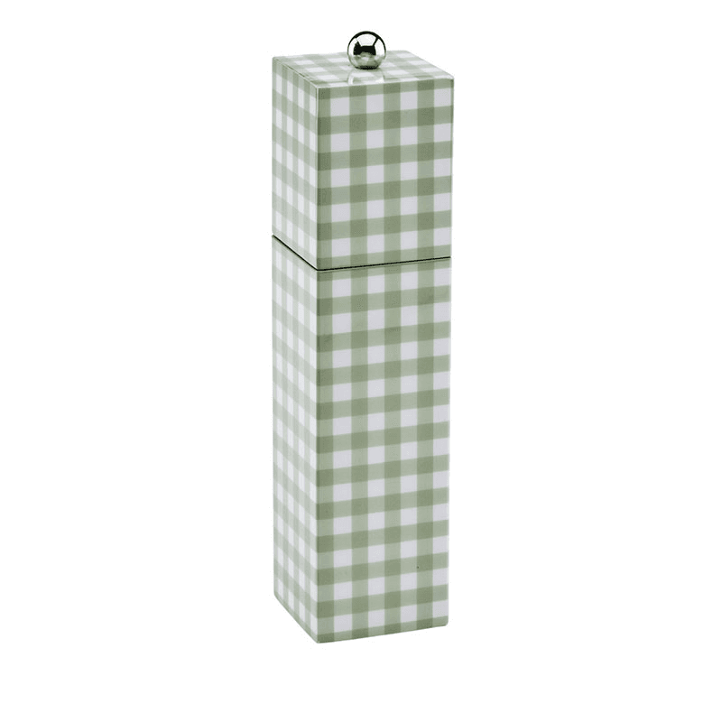 Gingham Grinder, 22cm, Sage