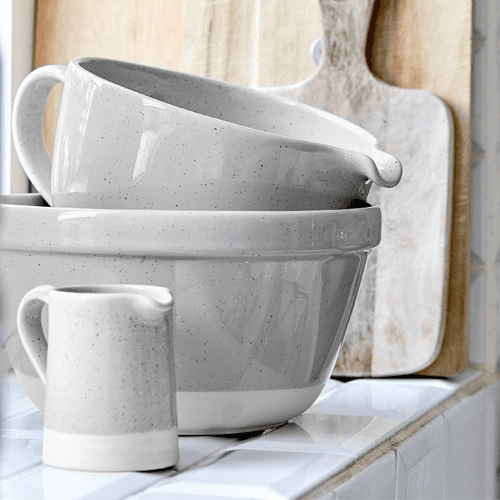 Fattoria Batter bowl, L26 x W18.5 x H13cm, Grey