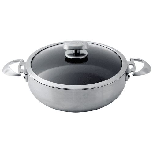 Image showing the CS+ Low Casserole with Lid, 26cm, Stainless Steel product.