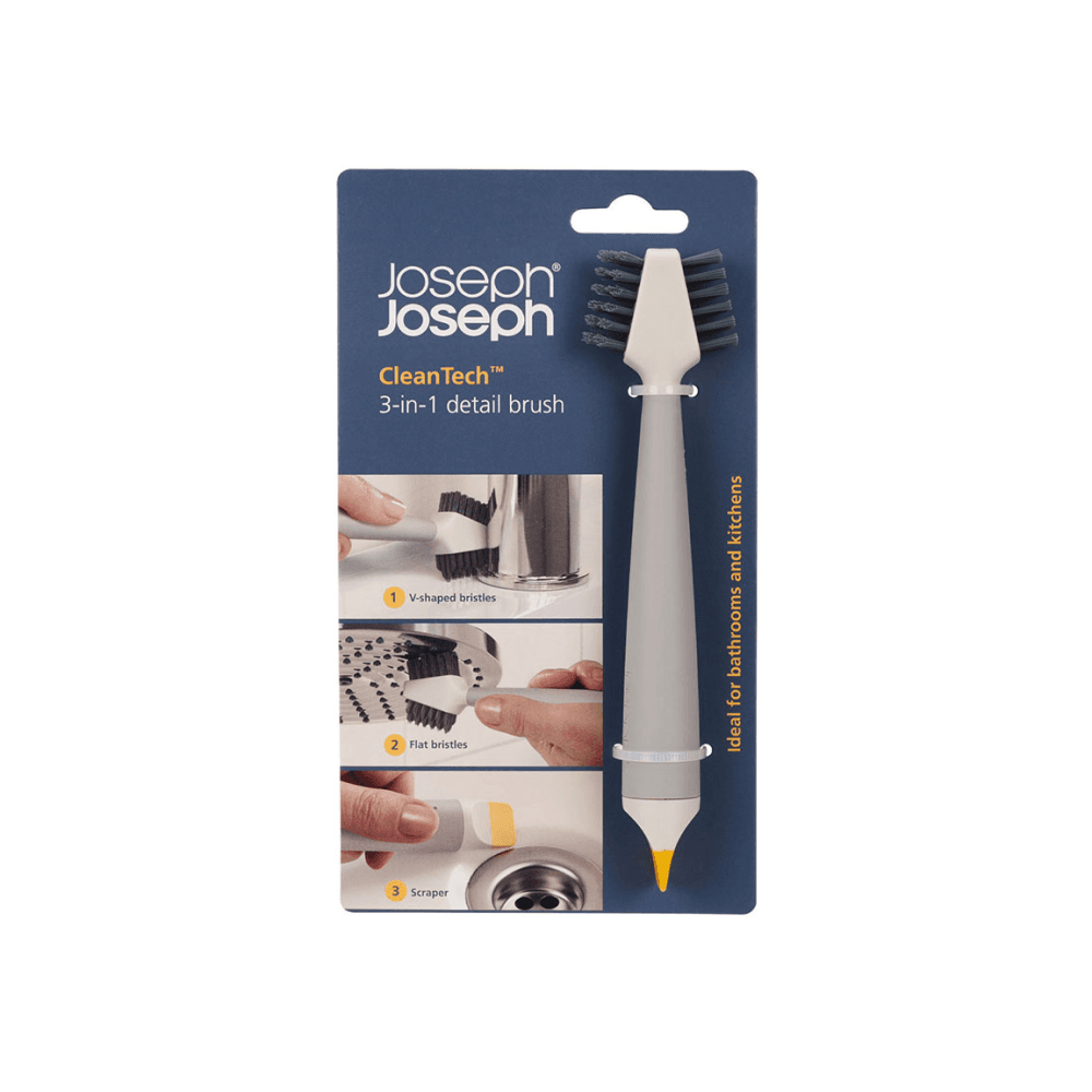 CleanTech 3-in-1 Detail Brush, Light Stone