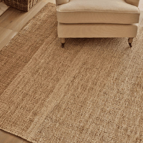 Image showing the Bantham Jute Rug, 200 x 300cm, White Ombre product.