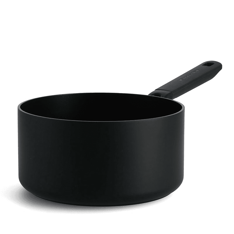 Classic Forged Non-Stick Saucepan, 16cm, Black