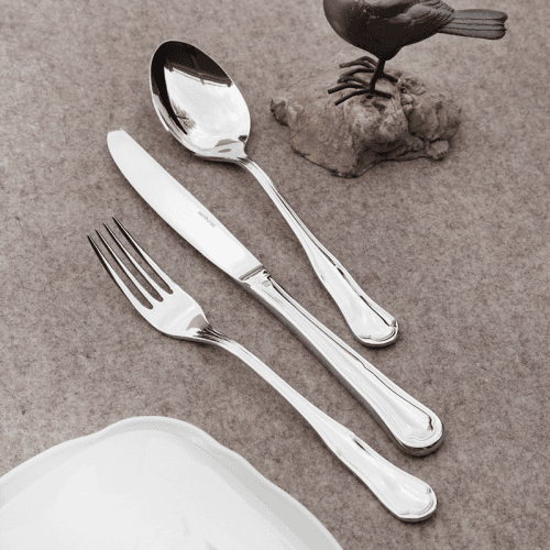 Image showing the Petit Baroque 36 Piece Cutlery Set, Stainless Steel product.
