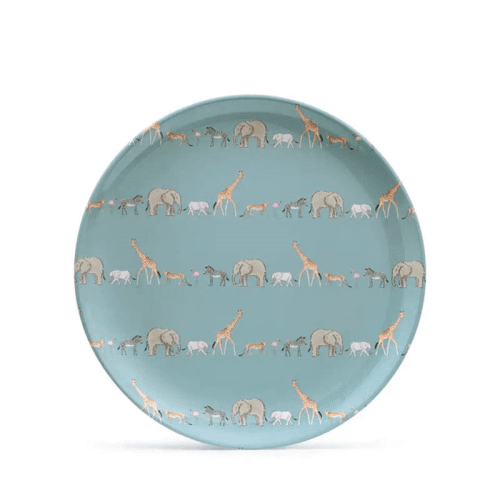 Image showing the Animals of the Savannah Dinner Plate, D25cm, Blue product.