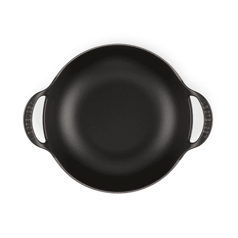 Signature Cast Iron Balti dish, 24cm, Satin Black