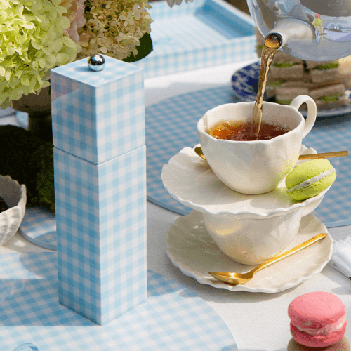 Image showing the Gingham Grinder, 22cm, Blue product.