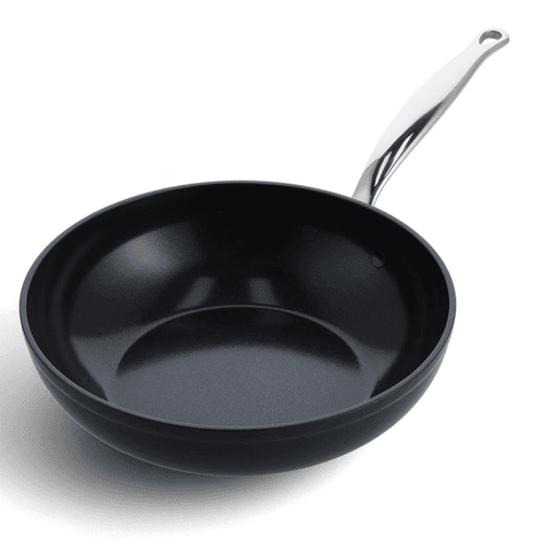 Image showing the Barcelona Pro Non-Stick Wok, 28, Black product.