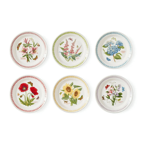 Image showing the Botanic Garden Meadow Set of 6 Salad Plates, D21.5cm, Multi product.