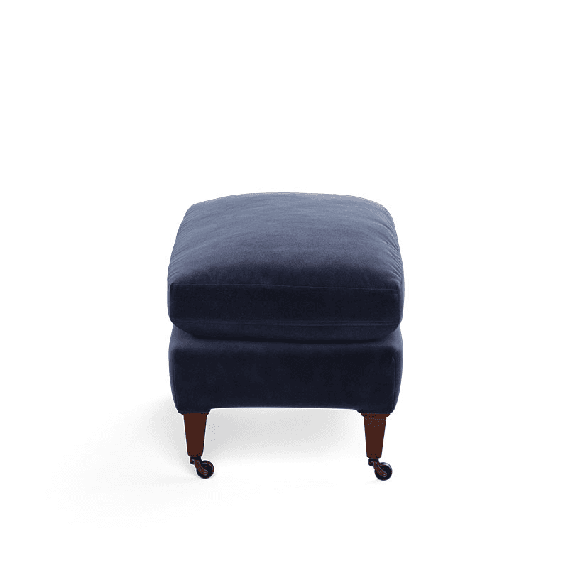 Coleridge Footstool, Sapphire