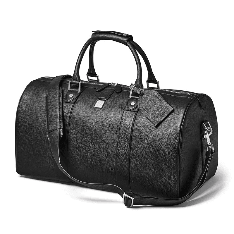 Boston Travel Bag, Black Pebble