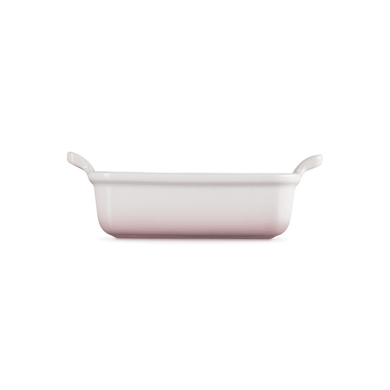 Stoneware Heritage Rectangular Dish, 19cm, Shell Pink