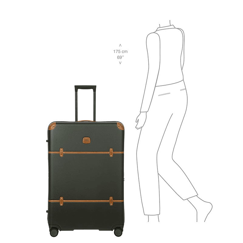 Bellagio Suitcase, H82 x L56 x W30/34cm, Olive