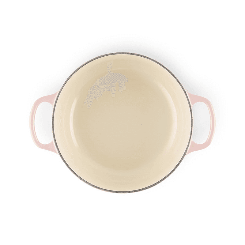 Signature Cast Iron Round casserole, 24cm - 4.2 litre, Shell Pink