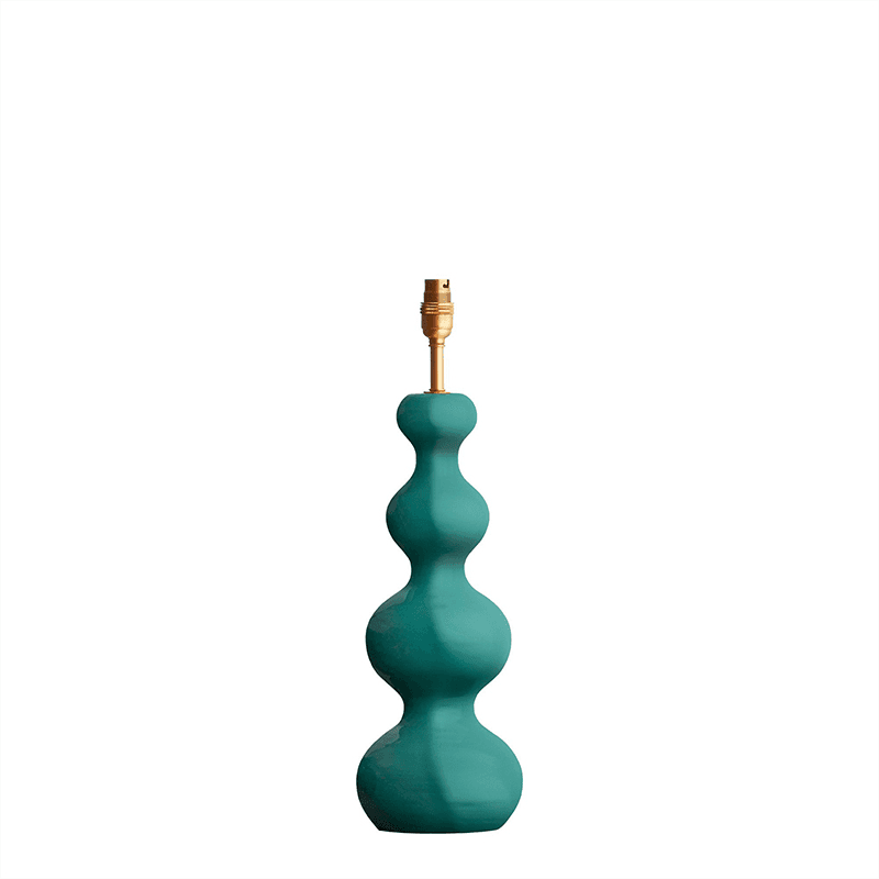 Wobster Small Table Lamp Base Only, H48.5cm x W15cm, Turquoise