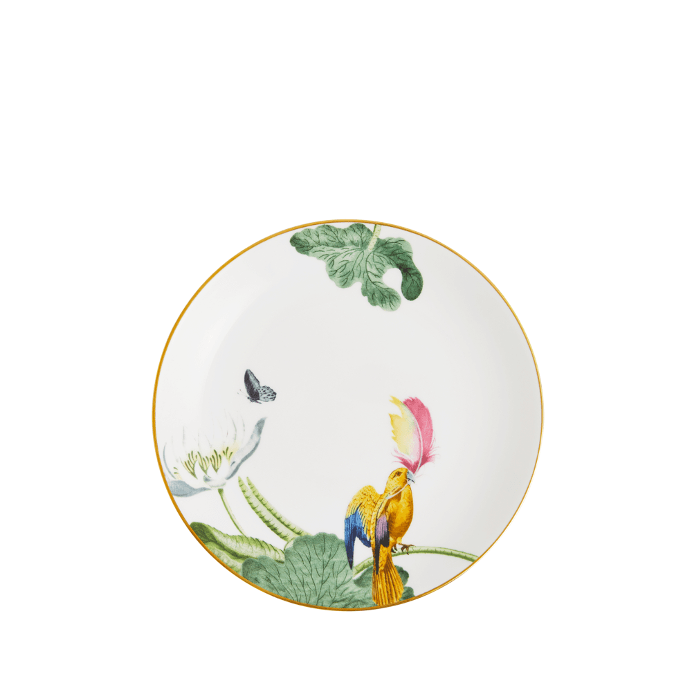Wonderlust Waterlily Plate, D17cm, White/Floral