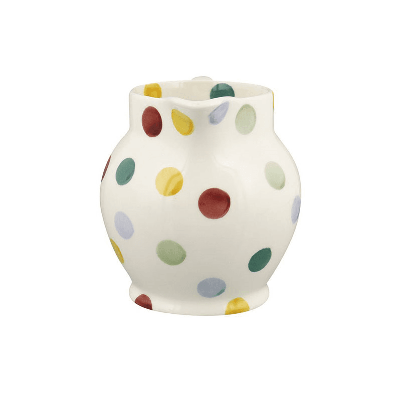 Polka Dot Jug, 315ml, Cream