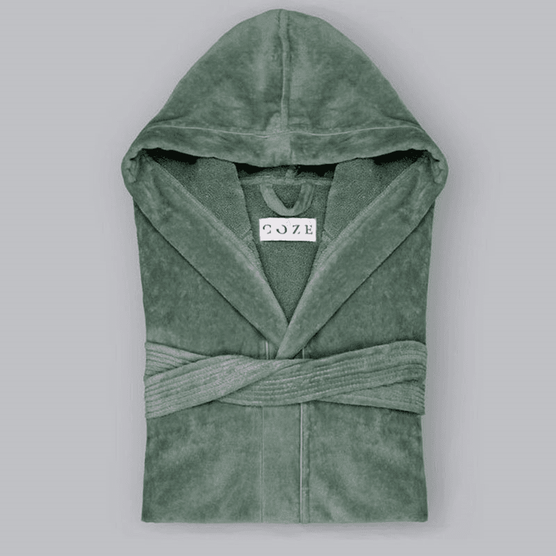Sati Bath Robe, Medium, Green